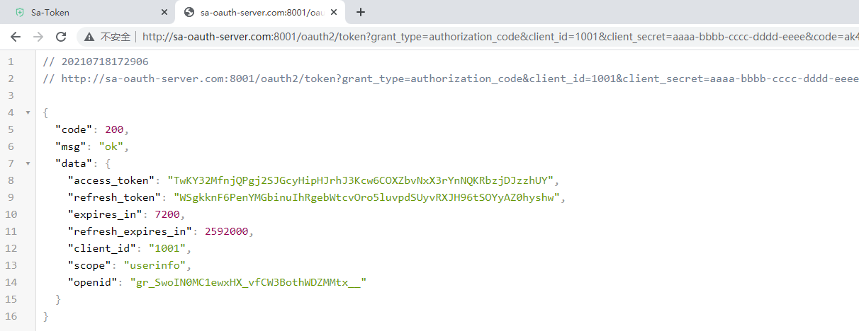 sa-oauth2-server-token